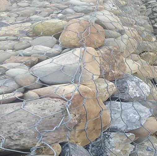 鍍高爾凡六邊形雙絞合鋼絲網