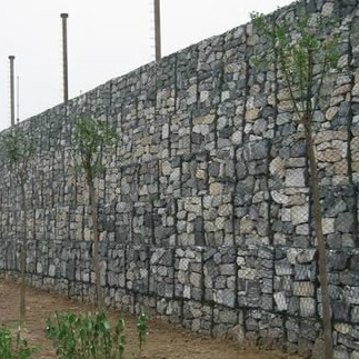 鍍鋅覆高耐磨有機涂層加筋格賓