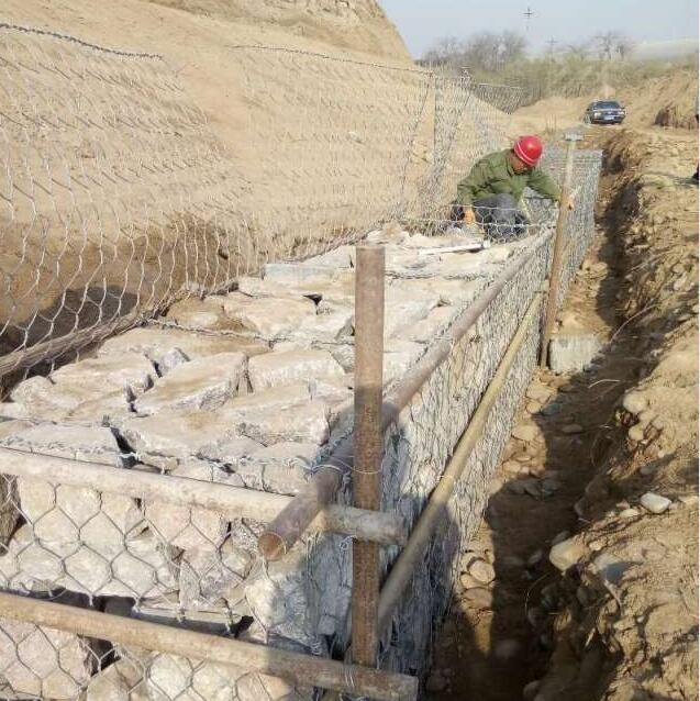 熱鍍鋅護坡格賓網墊